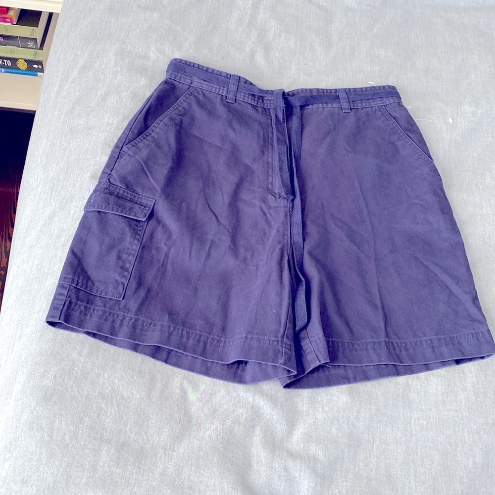 Blue khaki shorts